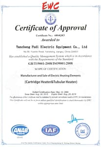 Fudi company direct sale efficient Flexible Ceramic Pad Heater CP4 (60v, 2.7kW) ISO