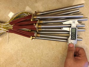 300pcs Cartridge Heaters 12x75mm 240V 350W ignition resistance Ready 2