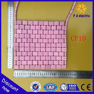 Fudi company direct sale efficient Flexible Ceramic Pad Heater CP4 (60v, 2.7kW) CP10 ceramic heating pad