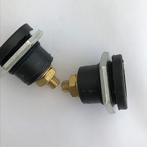 300A Female Panel Mounted Camlock (Black)