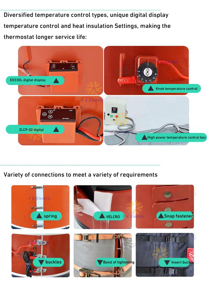 Supply standard 1740 *250 with temperature-controlled oil drum heater 200L oil drum insulation 29085646